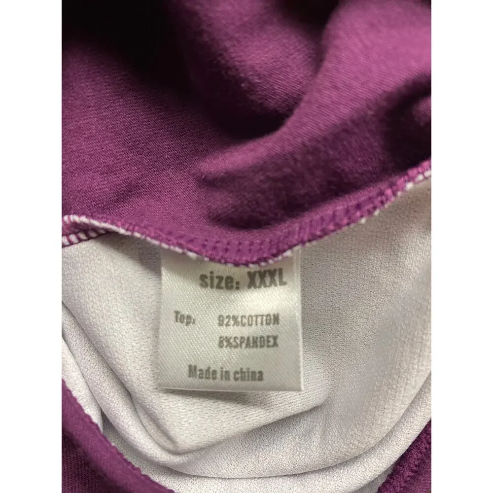 Brand New WYHDY Girls 3X Purple Dance Unitard Leotard Sleeveless One Piece